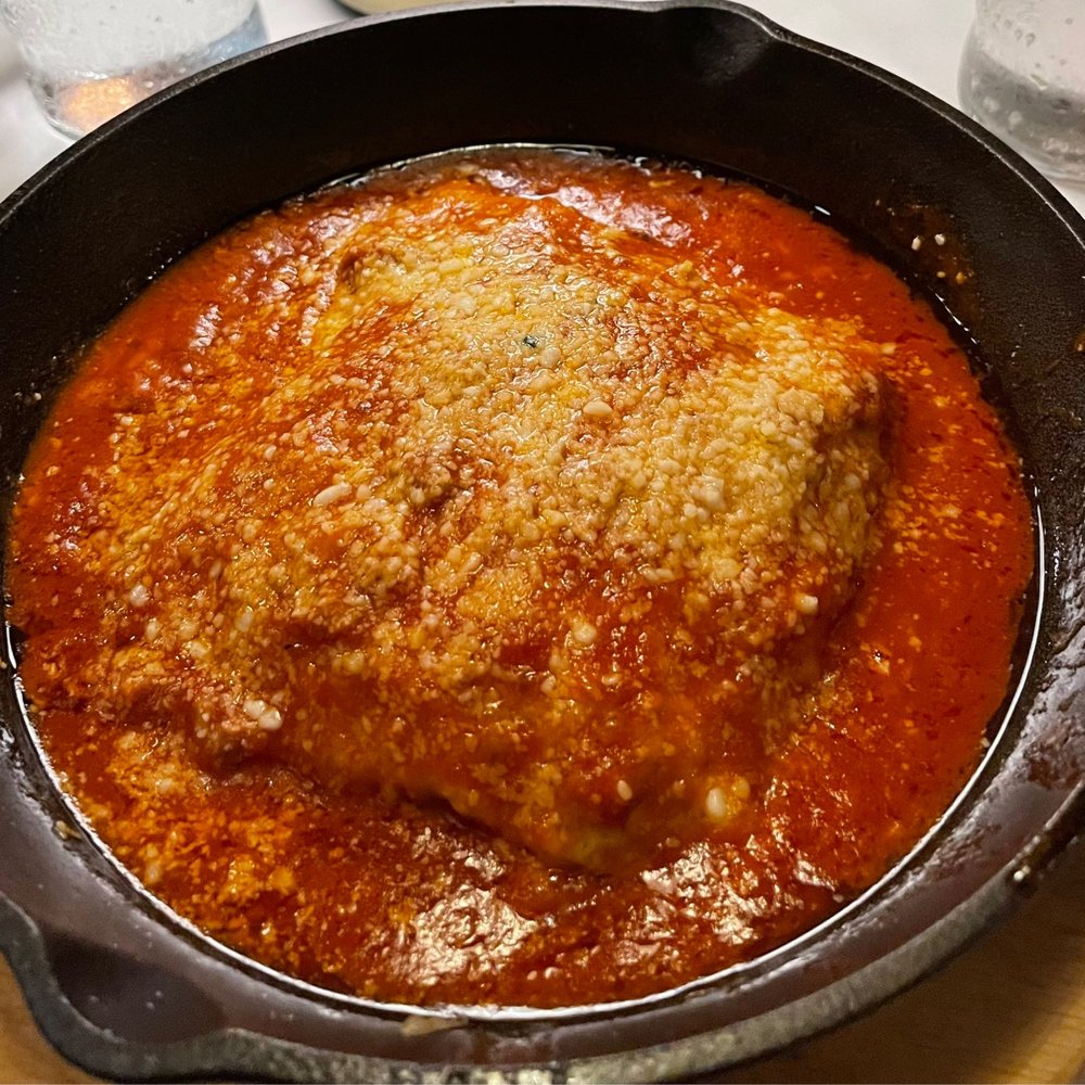Osteria - Classic meat Lasagna, Bechamel sauce, Parmesan cheese - Italian Near Me - Miami, Florida Osteria - Classic meat Lasagna, Bechamel sauce, Parmesan cheese - Italian Near Me - Miami, Florida