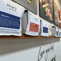 Story Coffee Company - Display of their Coffee