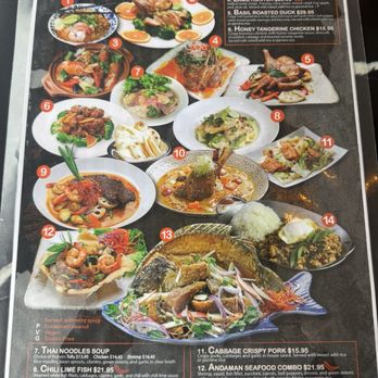 Aaharn 56 Thai Cuisine - Menu 5/17/25 - Thai Near Me - San Diego, California