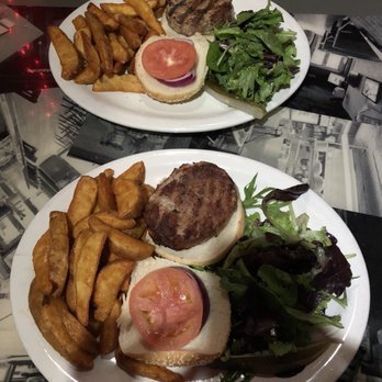 Mr Biggs Bar & Grill - Turkey Burgers ($14) comes w/French Fries(wedges) & Greens. - American Near Me - New York, New York Mr Biggs Bar & Grill - Turkey Burgers ($14) comes w/French Fries(wedges) & Greens. - American Near Me - New York, New York