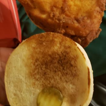 Chick-fil-A - $5.12 for a piece of fried chicken and one single small pickle slice b/w two buns. Seriously??? - Fast Food Near Me - Fremont, California