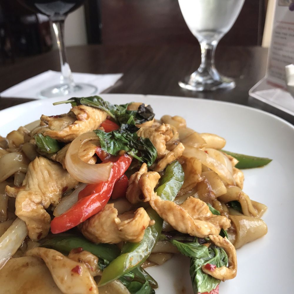 Sanphan Thai Cuisine - Drunken noodles. - Thai Near Me - Washington, DC, District of Columbia Sanphan Thai Cuisine - Drunken noodles. - Thai Near Me - Washington, DC, District of Columbia