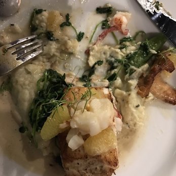 Restaurant 917 - I was hungry-Halibut with lobster - New American Near Me - Carson, California
