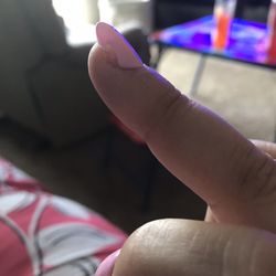 Soak Nail Massage & Spa - First nail that chipped- 5 days after they were done