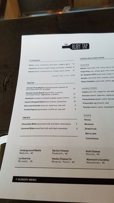 Menu photo 4 The Ruby Tap Mequon, WI