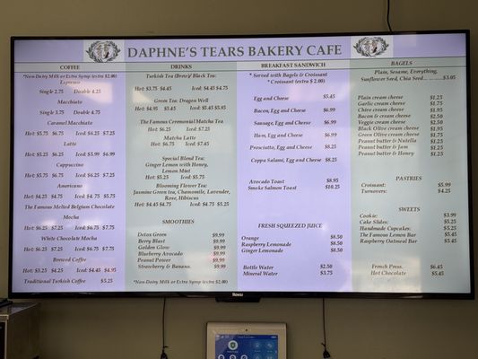 Menu photo 3 Daphne's Tears Bakery Cafe Worcester, MA