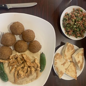 Odeh's Mediterranean Restaurant - Falafel platter, tabbouleh, & pita - Mediterranean Near Me - Elko, Nevada