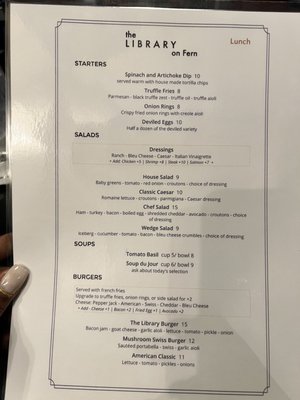 Menu photo 7 The Library On Fern Shreveport, LA Menu photo 7 The Library On Fern Shreveport, LA
