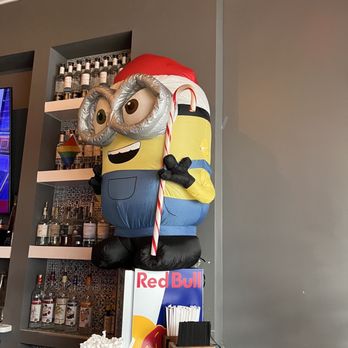 Zandra's Taqueria - Getting festive with a Christmas minion. - Tacos Near Me - Manassas, Virginia