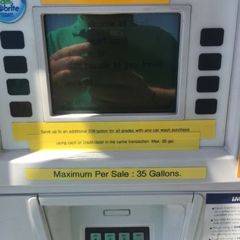 Garden Grove Shell - Here's the gas pump message that says discount applies with Debit credit card or cash - Gas Stations Near Me - Garden Grove, California