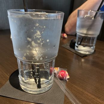 Red Door Woodfired Grill - Dirty water glass - American Near Me - Leawood, Kansas Red Door Woodfired Grill - Dirty water glass - American Near Me - Leawood, Kansas