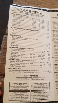 Menu photo 7 Goode Company Barbeque Houston, TX Menu photo 7 Goode Company Barbeque Houston, TX