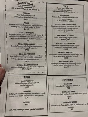 Menu photo 2 Milanese Italian Restaurant Poughkeepsie, NY