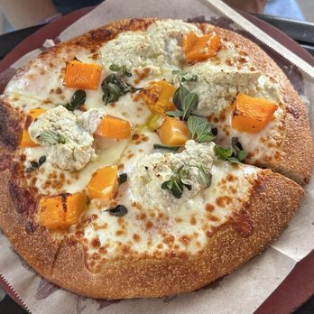 Urth Caffe - Sweet potato ricotta pizza - Coffee & Tea Near Me - Laguna Beach, California Urth Caffe - Sweet potato ricotta pizza - Coffee & Tea Near Me - Laguna Beach, California