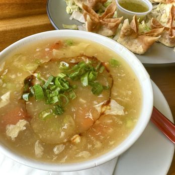 Fan Tang - Crab rangoon & egg drop soup. - Chinese Near Me - Albuquerque, New Mexico