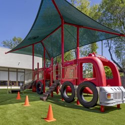 Fire Truck Playground for Children.