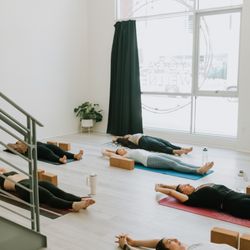 The Holō Collective - Unique layout really makes the studio feel modern and airy for class.