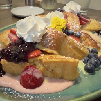 Brunch Berry - Brioche berry French toast. - Coffee & Tea Near Me - New Berlin, Wisconsin Brunch Berry - Brioche berry French toast. - Coffee & Tea Near Me - New Berlin, Wisconsin