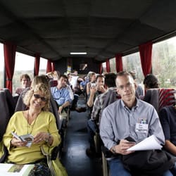 Bay Area Green Tours - Our tour bus is a great place to network