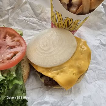 Burger Haven - One entire slice of onion - Burgers Near Me - Chesapeake, Virginia Burger Haven - One entire slice of onion - Burgers Near Me - Chesapeake, Virginia