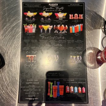 Flights - Back Menu - New American Near Me - Las Vegas, Nevada