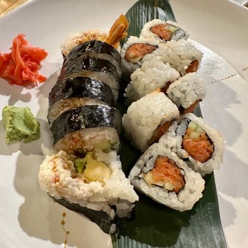 Love Sushi - Shrimp Tempura and Spicy Tuna Roll - Sushi Bars Near Me - Frisco, Texas