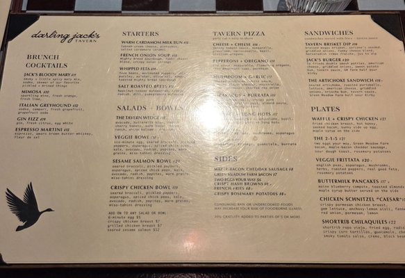 Menu photo 2 Darling Jack's Tavern Philadelphia, PA