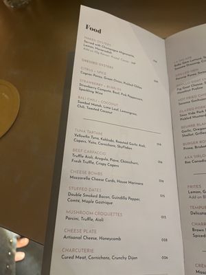 Menu photo 1 Coffee Oysters Champagne Toronto, ON