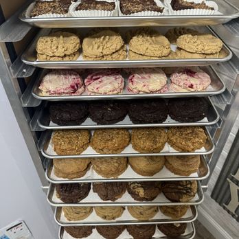 Rising Simplicity - cookie and top shelf is GF Pecan Brownies - Desserts Near Me