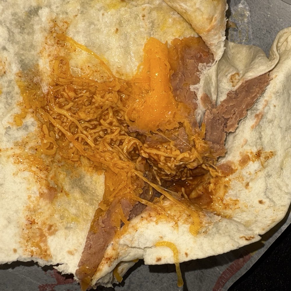 Del Taco - bean n Bean & Cheese Burrito with Red Sauce - Mexican Near Me - Winchester, California