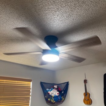 Dr Wattz Electric - Ceiling Fan in my son's room. - Electricians Near Me