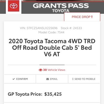 Grants Pass Toyota - Internet sales says "not the real price", $40,000 - Auto Repair Near Me - Grants Pass, Oregon Grants Pass Toyota - Internet sales says "not the real price", $40,000 - Auto Repair Near Me - Grants Pass, Oregon