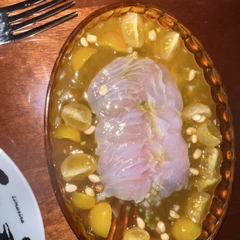 Limusina - RED SNAPPER Passion fruit, toasted pine nuts - Mexican Near Me - New York, New York