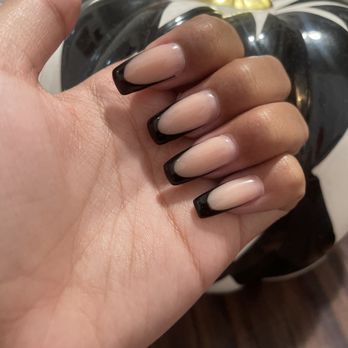 CK Nails & Spa - I got a black French tip - Nail Salons Near Me - Madera, California CK Nails & Spa - I got a black French tip - Nail Salons Near Me - Madera, California