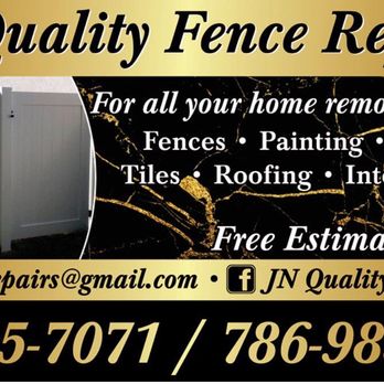 Jn Quality Fence Repairs - Fences & Gates Near Me - Hollywood, Florida Jn Quality Fence Repairs - Fences & Gates Near Me - Hollywood, Florida
