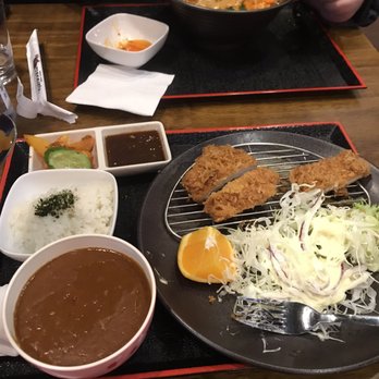 Kurobuta - My pork tonkatsu with a side of curry sauce. I couldn't wait to dive in so I forgot to take a picture before - Ramen Near Me - Carrollton, Texas Kurobuta - My pork tonkatsu with a side of curry sauce. I couldn't wait to dive in so I forgot to take a picture before - Ramen Near Me - Carrollton, Texas