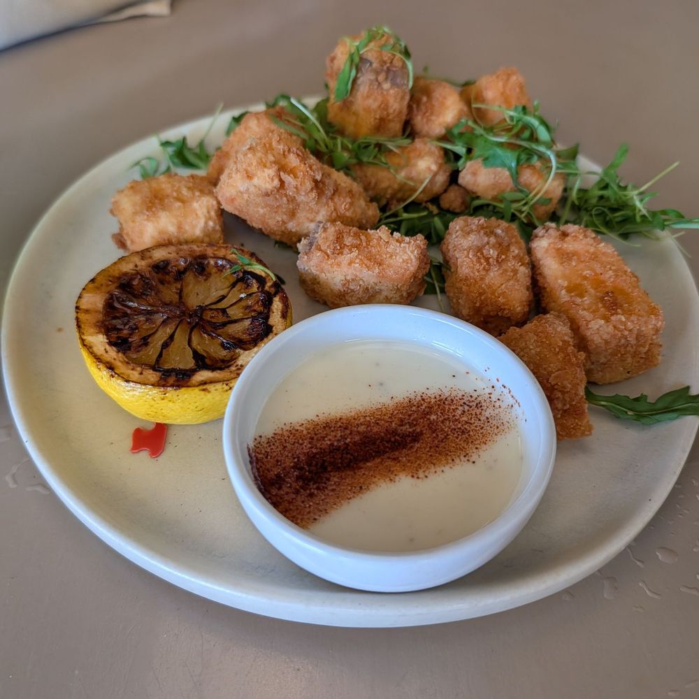 Luna Bistro Cafe - Crispy salmon bites. - New American Near Me - Long Beach, California Luna Bistro Cafe - Crispy salmon bites. - New American Near Me - Long Beach, California