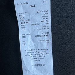 Adam's Body & Paint Graphics - Happily ran our card for truck payment but couldn't do it for camper payment. Wanted cash so you could keep your shady business under table.