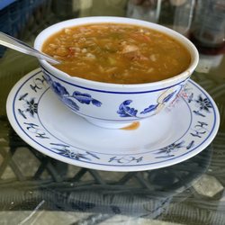 True Blue Grillroom - Chicken gumbo soup