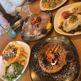 Bluberry Social - Brisket omelette, waffle, blueberry ricotta pancake, loco moco, breakfast burrito - Breakfast & Brunch Near Me - Irvine, California Bluberry Social - Brisket omelette, waffle, blueberry ricotta pancake, loco moco, breakfast burrito - Breakfast & Brunch Near Me - Irvine, California