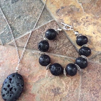 Mars Creations - Lava rock necklace and bracelet - Arts & Crafts Near Me - Palm Springs, California