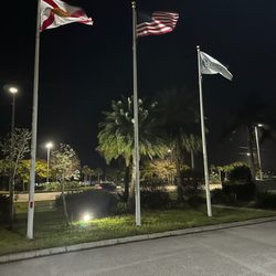 Gulf Coast Memory Care - Outside patriotism!