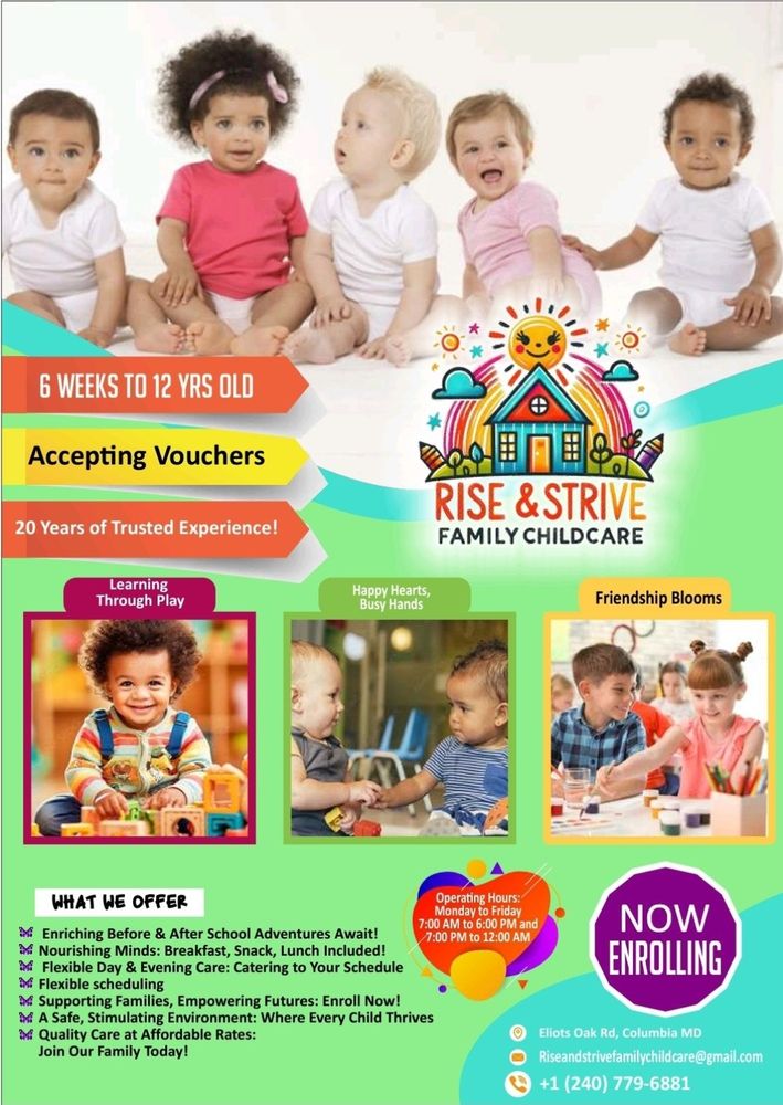 Rise & Strive - childcare center in Columbia, MD