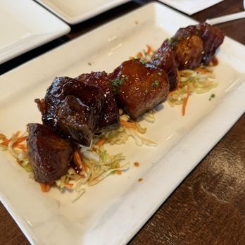 The Heights - Sticky pork bites - New American Near Me - Upland, California The Heights - Sticky pork bites - New American Near Me - Upland, California