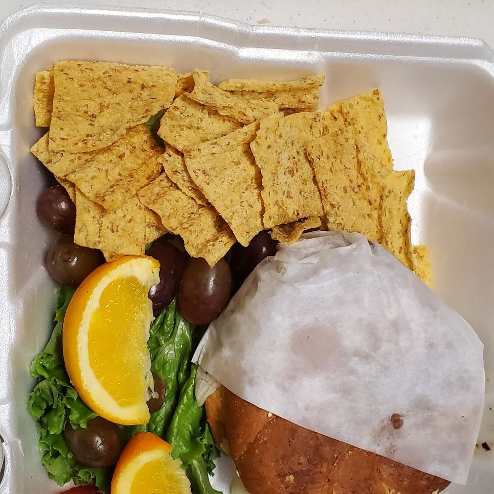 Dairy Palace - ...this was later at home with the shaved duck along with sun chips and fruit sides... - Burgers Near Me - Canton, Texas Dairy Palace - ...this was later at home with the shaved duck along with sun chips and fruit sides... - Burgers Near Me - Canton, Texas