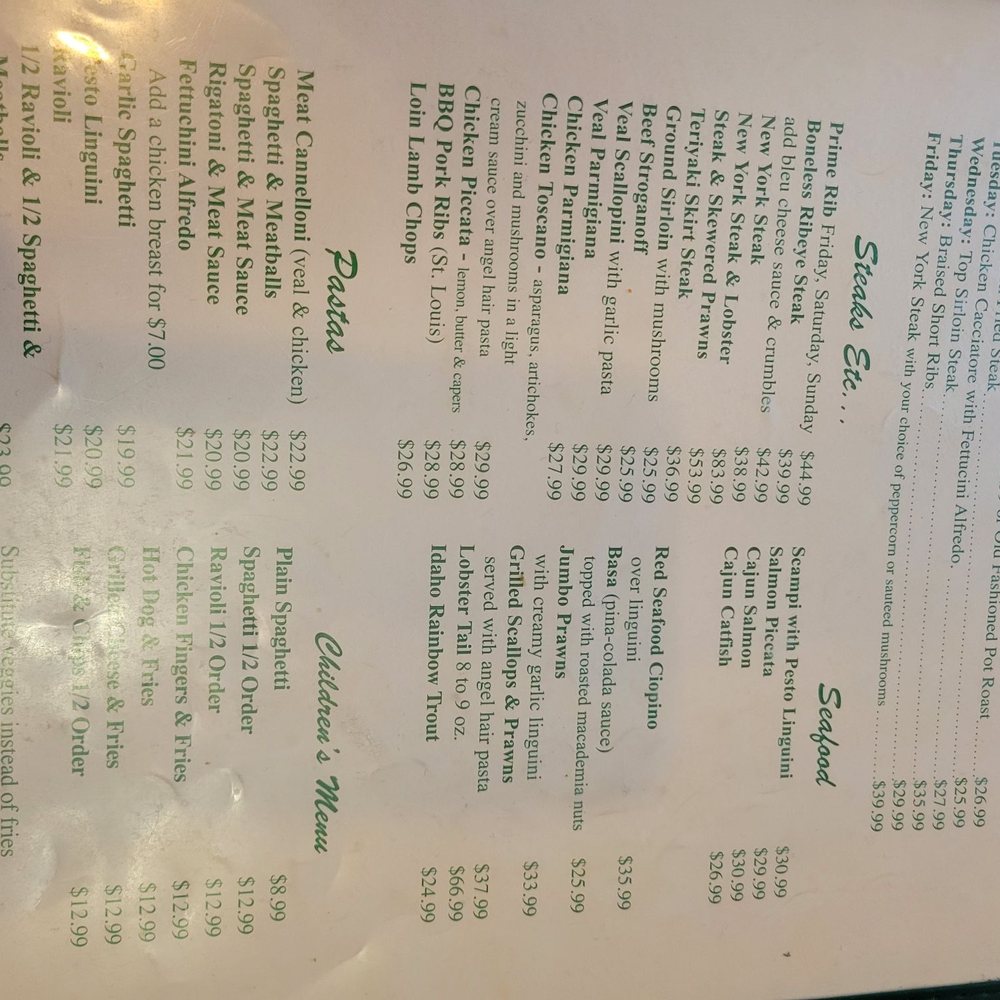 Vallemar Station - Menu - Steakhouses Near Me - Pacifica, California