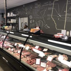 D'Arcy's Meat Market - Inside the store and meat showcase