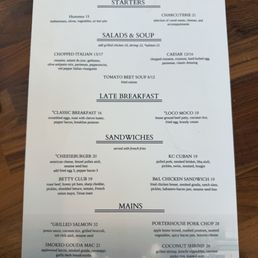 Menu July 2026