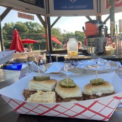 The Silo at Bakewicz Farm - Pulled pork sliders sitting at the Silo