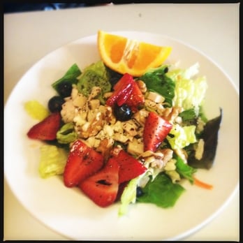 Eclectic Cafe - small Strawberry & Chicken salad - New American Near Me - Tucson, Arizona